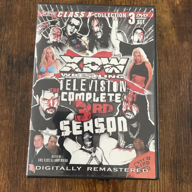 XPW THE COMPLETE 3Rd Season Wrestling DVD 7j EUR 121,32