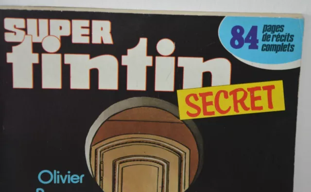 Ancienne BD revue SUPER TINTIN SECRET N° 37 spécial 25 bis LOMBARD vintage 1987 2