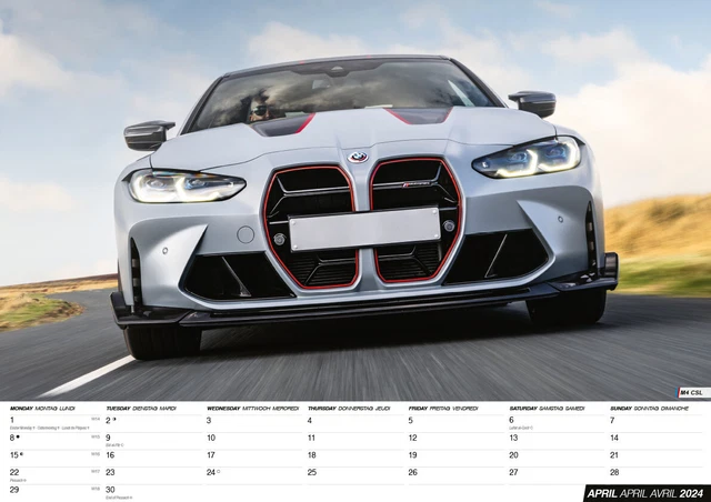 M 2024 - Der BMW Kalender 2024 (NEU/OVP) Autos Autokalender EUR 15,99