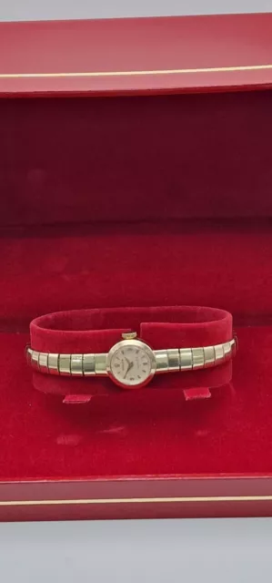 Rolex Precision 1950's 9ct Gold Lady's Mechanical Watch on 9ct Rolex Bracelet.