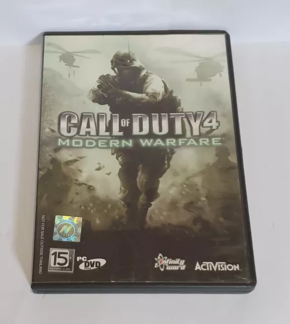 Call of Duty Modern Warfare 2 PC Game 2009 DVD ROM 2 Discs w/Manual & Key