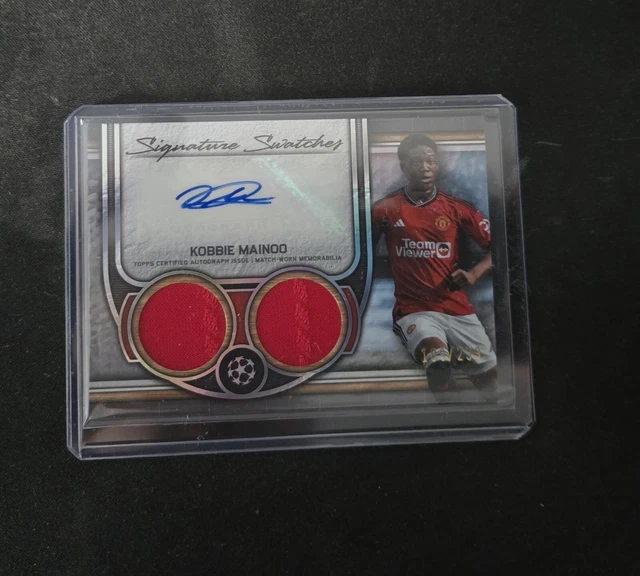 TOPPS MUSEUM KOBBIE Mainoo Auto Dual Relic /299 £71.00 - PicClick UK