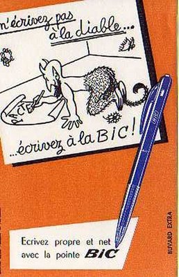 BIC BUVARD 102204 EFFEL BIC LE DIABLE 