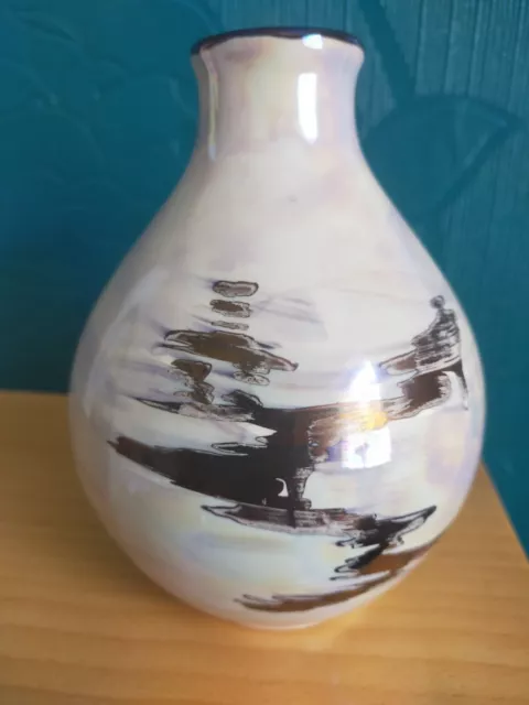 Poole Pottery Bud Vase.Marked MS(See Base Pic For Mark)