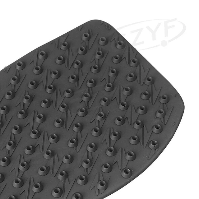 2PCS Traction Tank Pads Side Knee Grips for Kawasaki Z1000 2007 2008 2009 Black