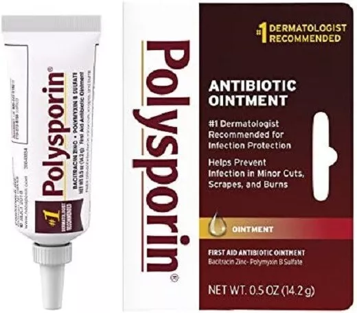 Polysporin First Aid Topical Antibiotic Ointment for Wound Care 0.5 oz-AU