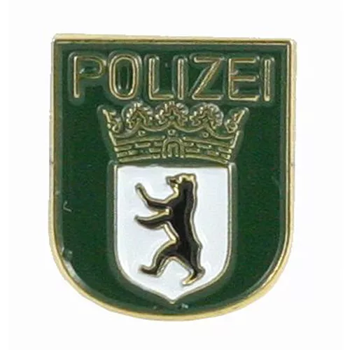 Hoheitsabzeichen Polizei Anstecker Pin (grün)