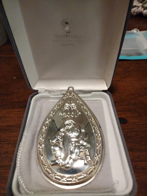 Waterford Sterling Silver Santa Claus Joys of Christmas 1st Edition Ornament Waterford Sterling Silver Santa Claus Joys of Christmas 1st Edition Ornament