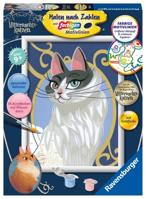 Ravensburger Malen nach Zahlen 20133 - Königin Quinn - Kinder ab 9 Jahren Spiel