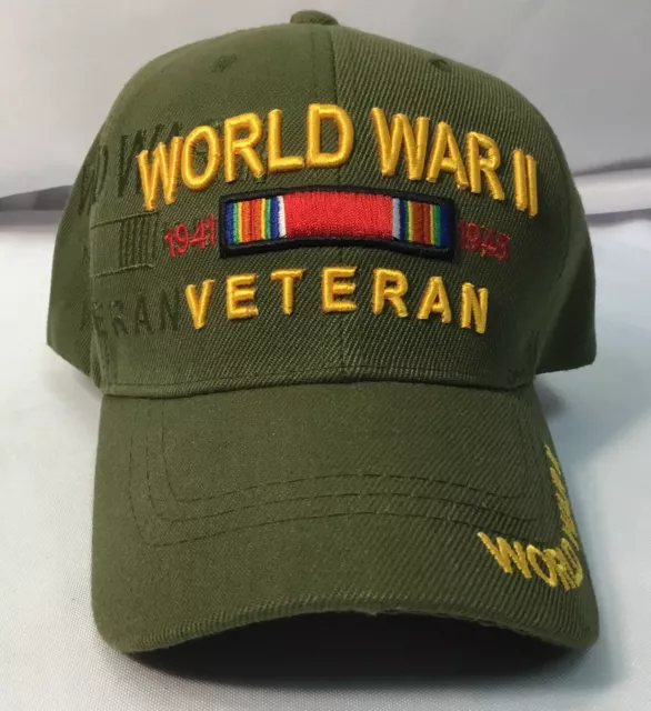 WW2 VETERANS HAT Excellent Condition-Military Official Licensed Head