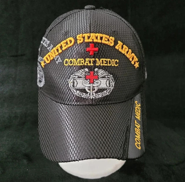 Combat Medic United States Army Hat Cap  Officially Licensed Strap Back Mens Cap