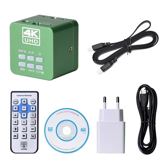 Usb Camera Laboratory ULTRA HD 4K 2160P USB Digital Microscope Camera Lab Video Recorder Pack ...