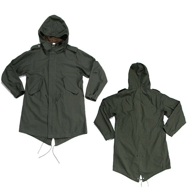 MEN'S US ARMY Military M51 Field Jacket Fishtail Trench Tactical Parka
