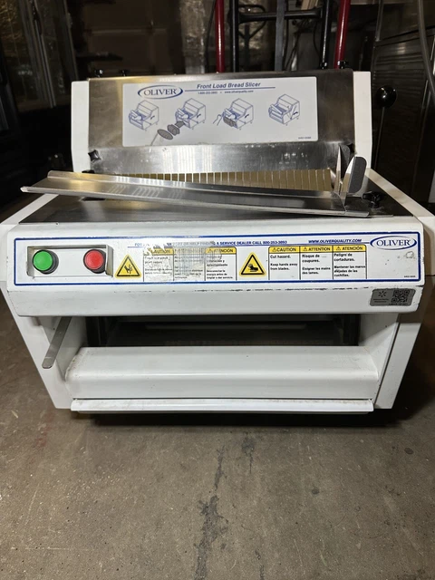 Oliver 732-N Commercial 1/2" Bakery Bread Slicer Cutter 1/2 HP 115 Volts-Tested