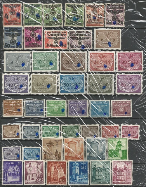 Briefmarken   Generalgouvernement  Falz und oder ohne Gummi     ( 594 )