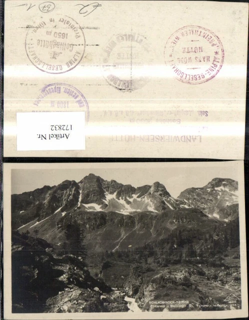 172832,Schladming Schladminger Tauern Zinkwand u. Brettspitze