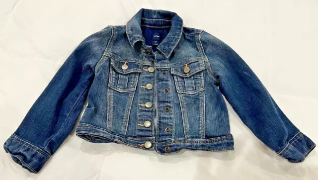 Baby Gap Toddler Jean Jacket 1969 Size 3T Blue Denim