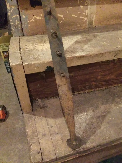 Antique Forged Barn Door Strap Hinge 24 Inches 5