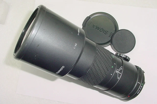 SIGMA 400MM Multi-Coated Telephoto Manual Focus Lens For