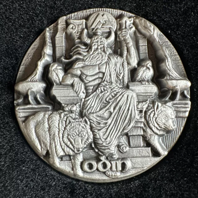 2016 LEGEND OF ASGARD - ODIN Ruler of the Aesir 3 oz Silver Coin Tokelau