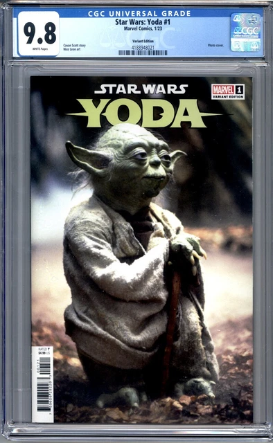 Star Wars: Yoda #1  Photo Variant  Marvel Comics 1st Print  CGC 9.8