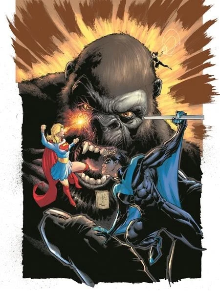 Justice League Vs Godzilla Vs Kong #4 Portacio Kong Variant Dc Comics 2023