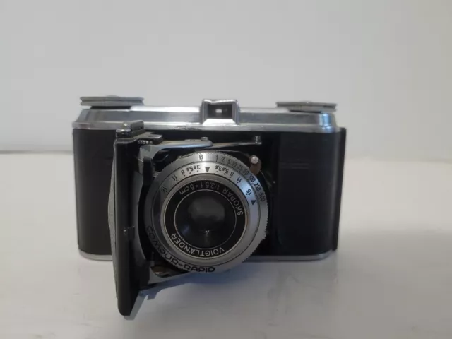 Voigtlander Vito II Compact 35mm Film Folding Camera w/Color-Skopar Lens