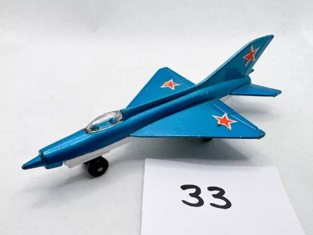 Lesney Matchbox Skybusters # Sb6 Mig 21 Flugzeug Flugzeug Flugzeug Udssr