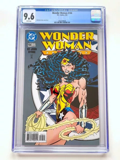 WONDER WOMAN #106 CGC 9.6 (1996) John Byrne Cover