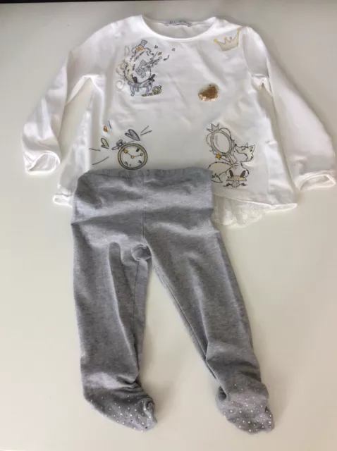 Elsy Baby Outfit Top And Leggings Age 2 Years / 24 Months Girls Set