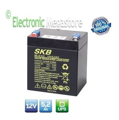 AGM BATTERIA 12V 4.5AH VERSIONE PLUS PIOMBO GEL AGM BICICLETTE 5A AGM 4.5A 4AH 