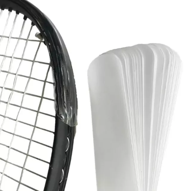 Transparent Tennis Racket Paddle Head Protection Tape Reduce Friction Sticker