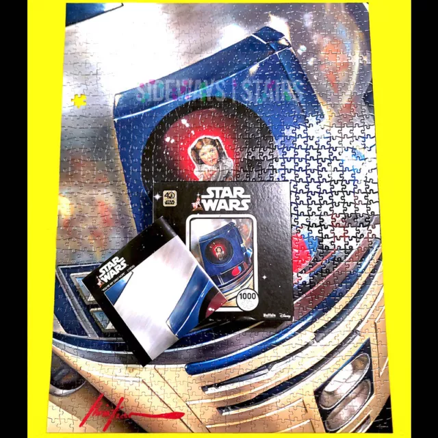PUZZLE　ONLY　PicClick　HOPE　£47.48　WARS　40th　anniversary　RARE　Leia　R2-D2　UK　MY　YOU'RE　STAR　incomplete