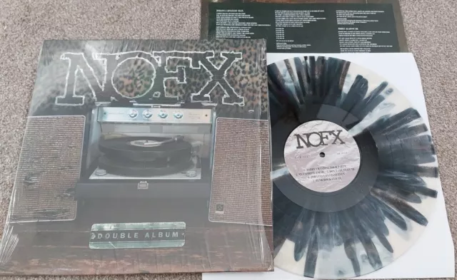 NOFX ‎– Double Album Vinyl LP - White w/ Black Splatter Variant FAT WRECK CHORDS