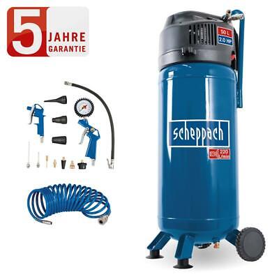 Scheppach ARIA COMPRESSA COMPRESSORE 50l compressore d'aria 10bar 2ps in piedi hc51v 