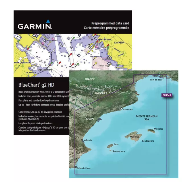 GARMIN Bluchart G2 - Barcellona / Valencia -SD/MICRO SD ART. 010-C0798-20