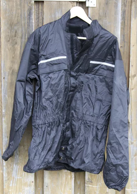 Motorrad Regenjacke schwarz