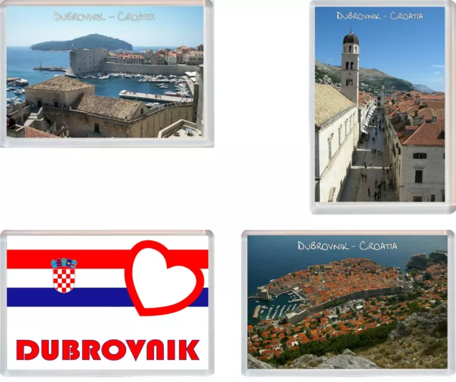 Various Croatia 4 PACKS - 96 x 67mm Jumbo Fridge Magnet Present Gift Souvenir