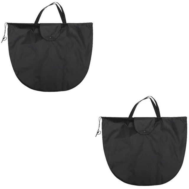 2 Count Sac De Casque Vélo En Toile Nylon Imperméable Voyage