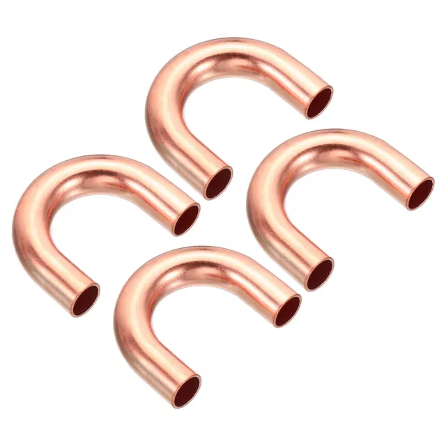 4pcs 7mm OD 31x23mm Elbow Copper Pipe Fitting Plumbing Sweat Solder Connection