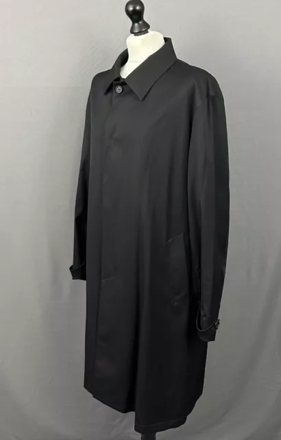 CAPPOTTO CANALI LORO PIANA - Uomo taglia IT 56 / UK 46" petto - Cappotto nero