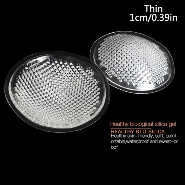 1 paio di inserti reggiseno rotondo push-up tappetino seno silicone inserti reggiseno bikini scollatura Enhan CH