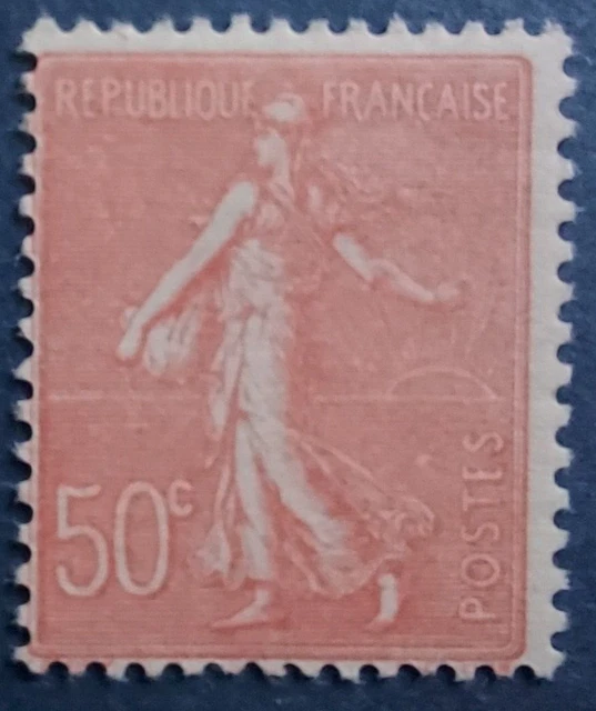 France - 10c semeuse avec bandelette publicitaire MINERALINE NEUF