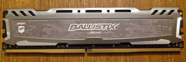 Crucial Ballistix Sport Lt Grau Dimm Kit 16gb Ddr4 3000 CRUCIAL BALLISTIX SPORT LT grau DIMM 16GB, DDR4-3200, CL16-18-18 in OVP