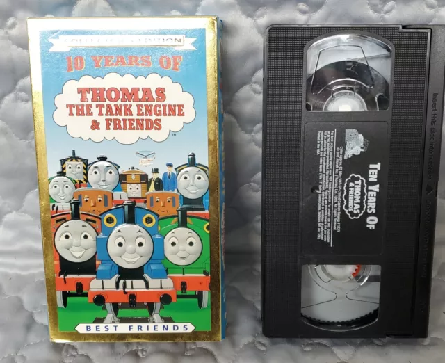 10 YEARS OF Thomas the Tank Engine & Friends Best Friends Blue VHS ...
