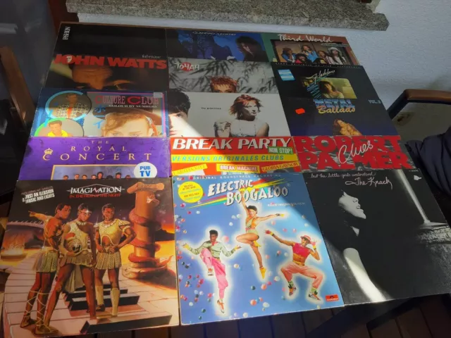 15 x Schallplatten  LP's 80er Jahre Rock,Pop