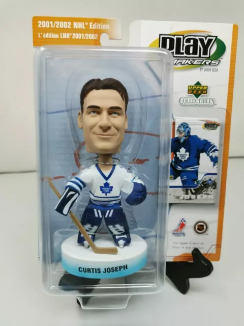 Vintage Curtis Joseph Play Makers Upper Deck Bobble Head w/Card Vintage Curtis Joseph Play Makers Upper Deck Bobble Head w/Card