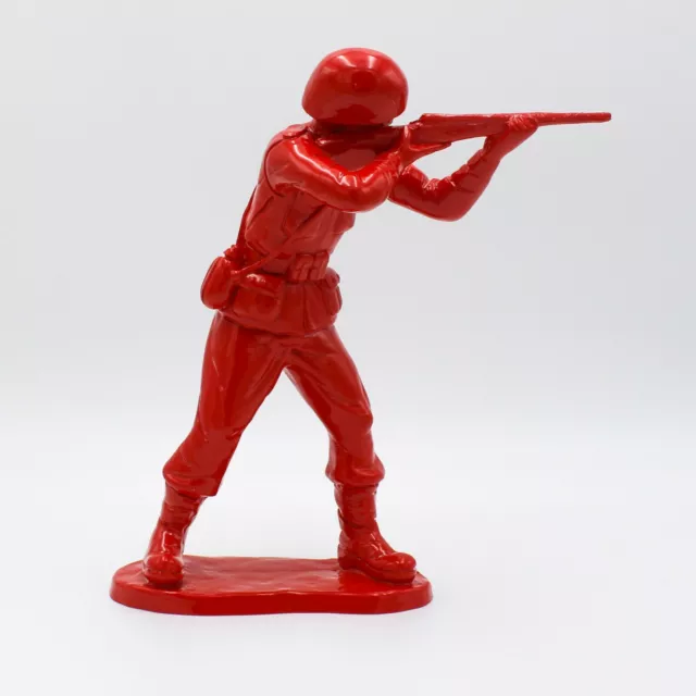 Scultura 3D Soldato Peacekeepers Alessandro Padovan Pop Art fucile no war