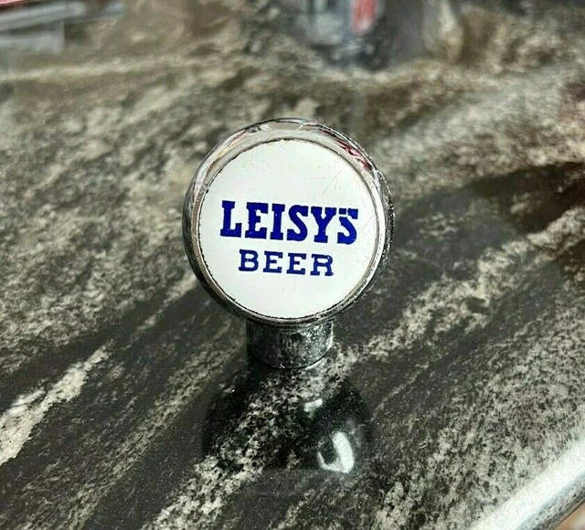 A) ORIGINAL LEISY'S Beer Ball Tap Knob / Handle Leisy Brewing Cleveland