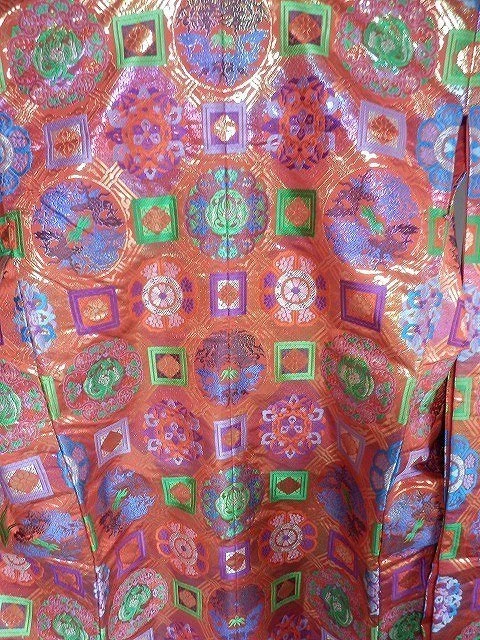 Japanese Kimono Uchikake Luxurious Wedding Embroidery Pure Silk kaleidoscopeK313 10